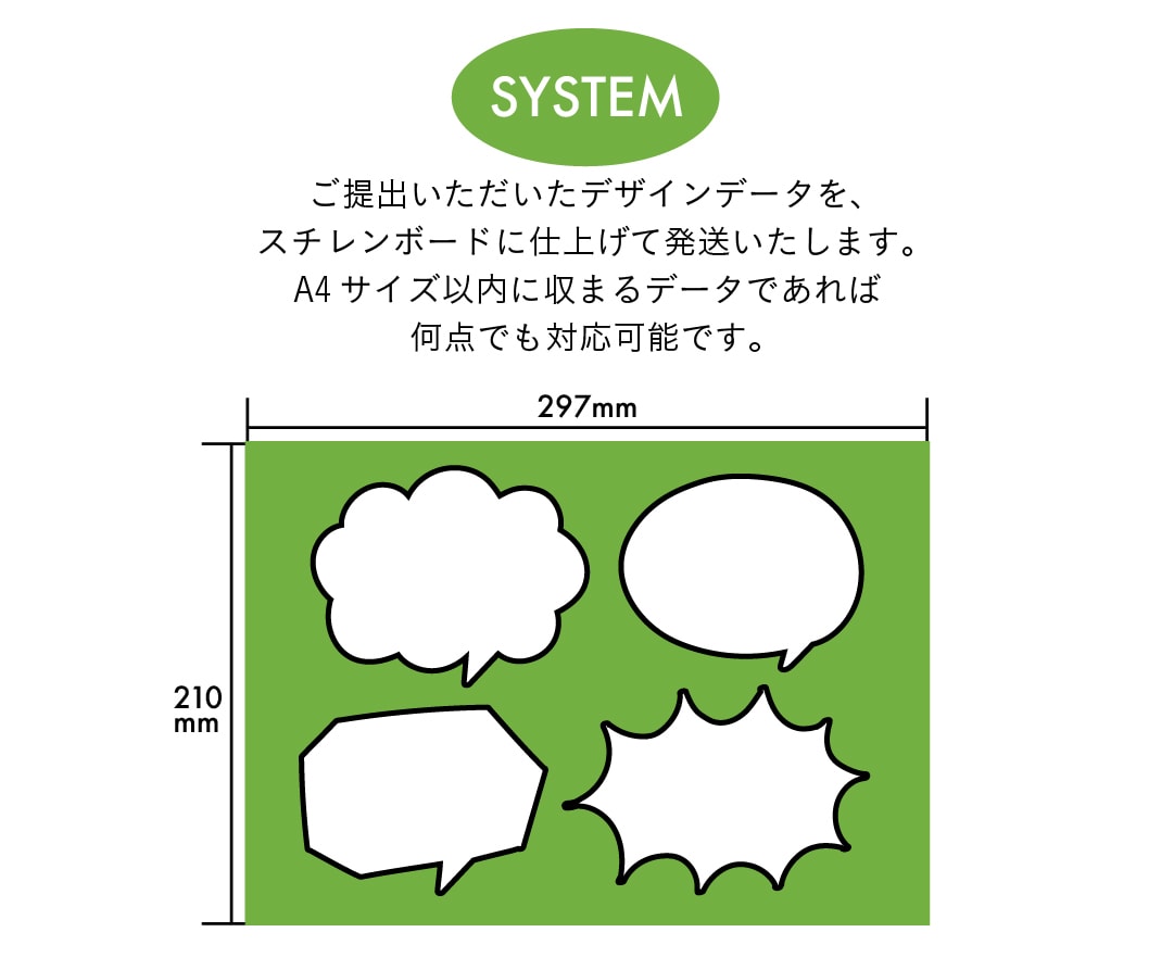 現物制作&発送|スチレンボード加工いたします データ入稿だけでOK!A4サイズ以内なら何点でも イメージ3
