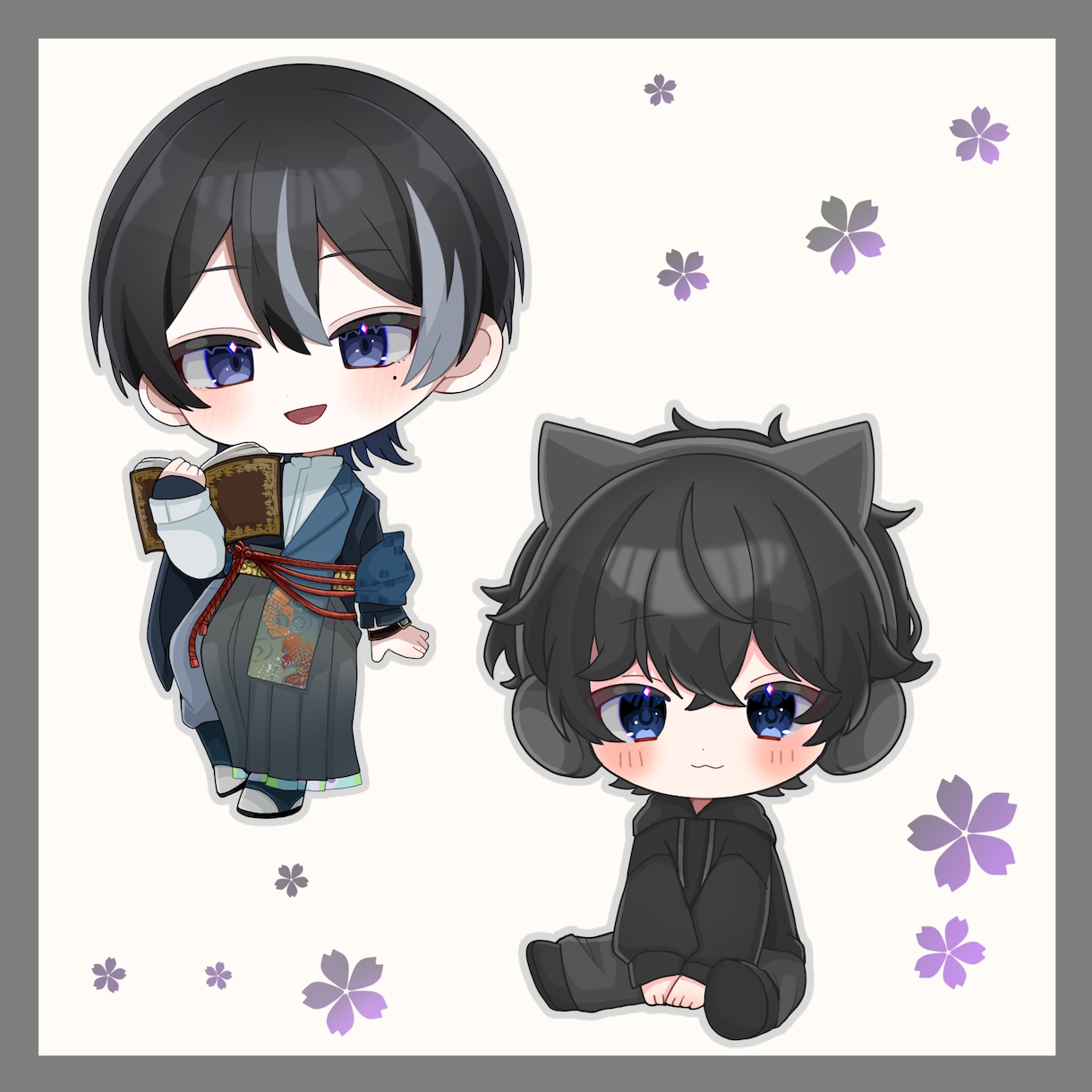 ミニキャラ(SD・デフォルメ)描きます 暖かくて優しいイラストが得意です❁⃘*.ﾟ イメージ6