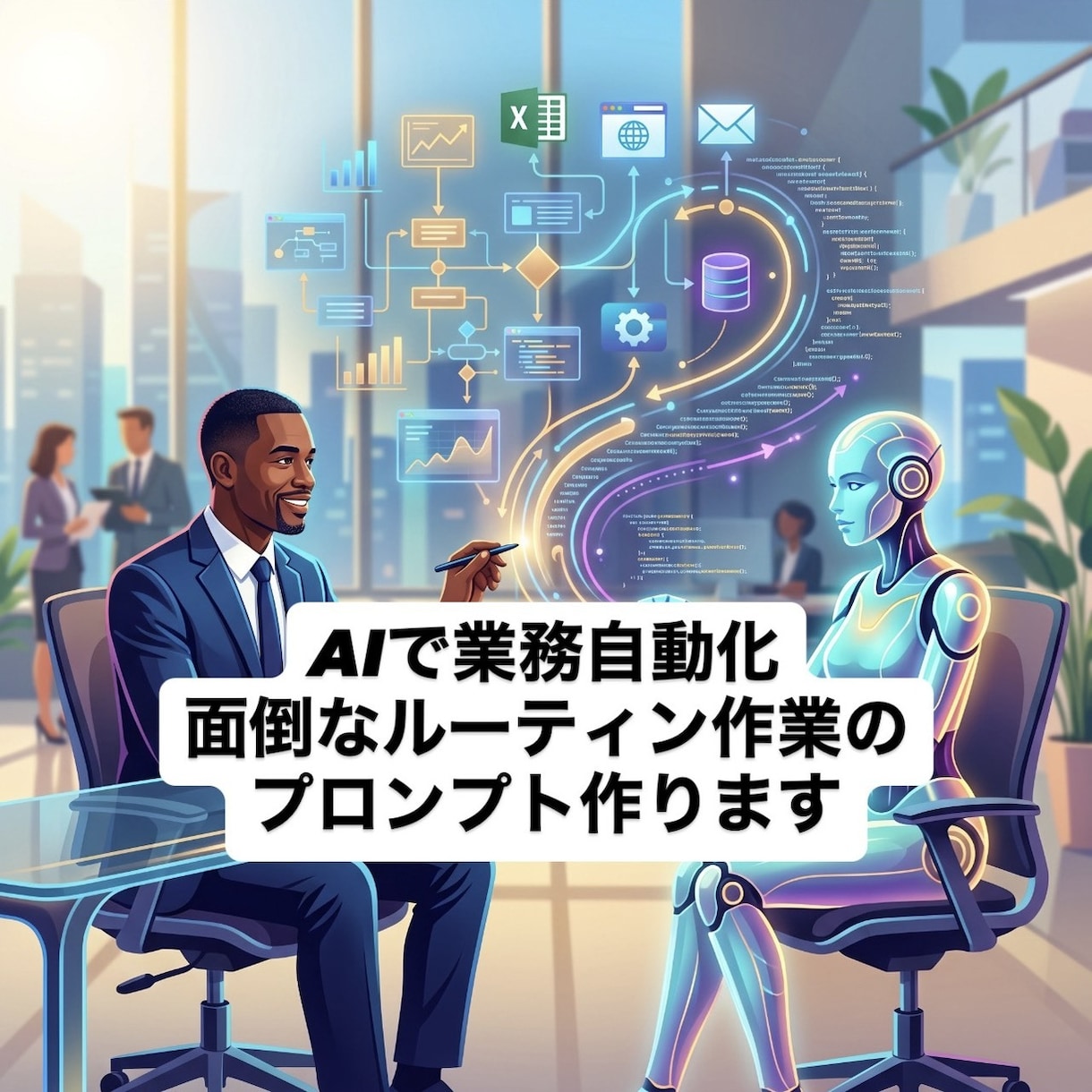 AIで面倒なルーティン業務を自動化させます あなたの仕事に合わせた最強のAI指示文や仕組みを構築します イメージ1