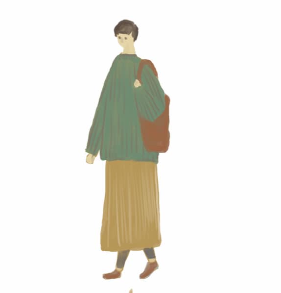 手描き風のあたたかいタッチで人物イラストを描きます ＜アイコンや寄せ書きに＞服装や髪型など雰囲気を似せたイラスト イメージ2
