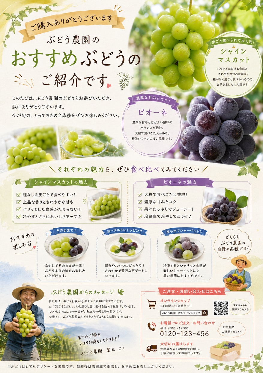 AIで作る！食品EC向け同梱チラシ作成を伴走します AIを使いながら一緒に仕上げる1時間の伴走プランです。 イメージ6
