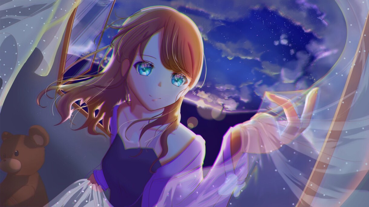 アイコン・歌ってみた・立ち絵・1枚絵等描きます ご依頼に合わせてイラストを作成します♪ イメージ1