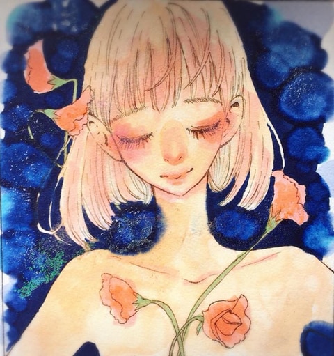 ぷちキャラ全身お描きします mayu！オリジナル ふんわりキラキラ水彩 イメージ7