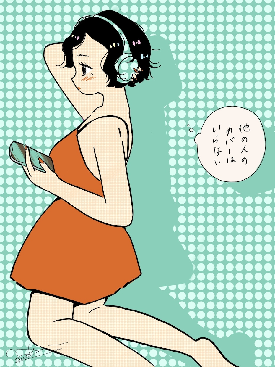 キャッチフレーズとCITYPOPなイラスト描きます 商用◎二次利用◎なイラストとドキッとするキャッチフレーズ イメージ7