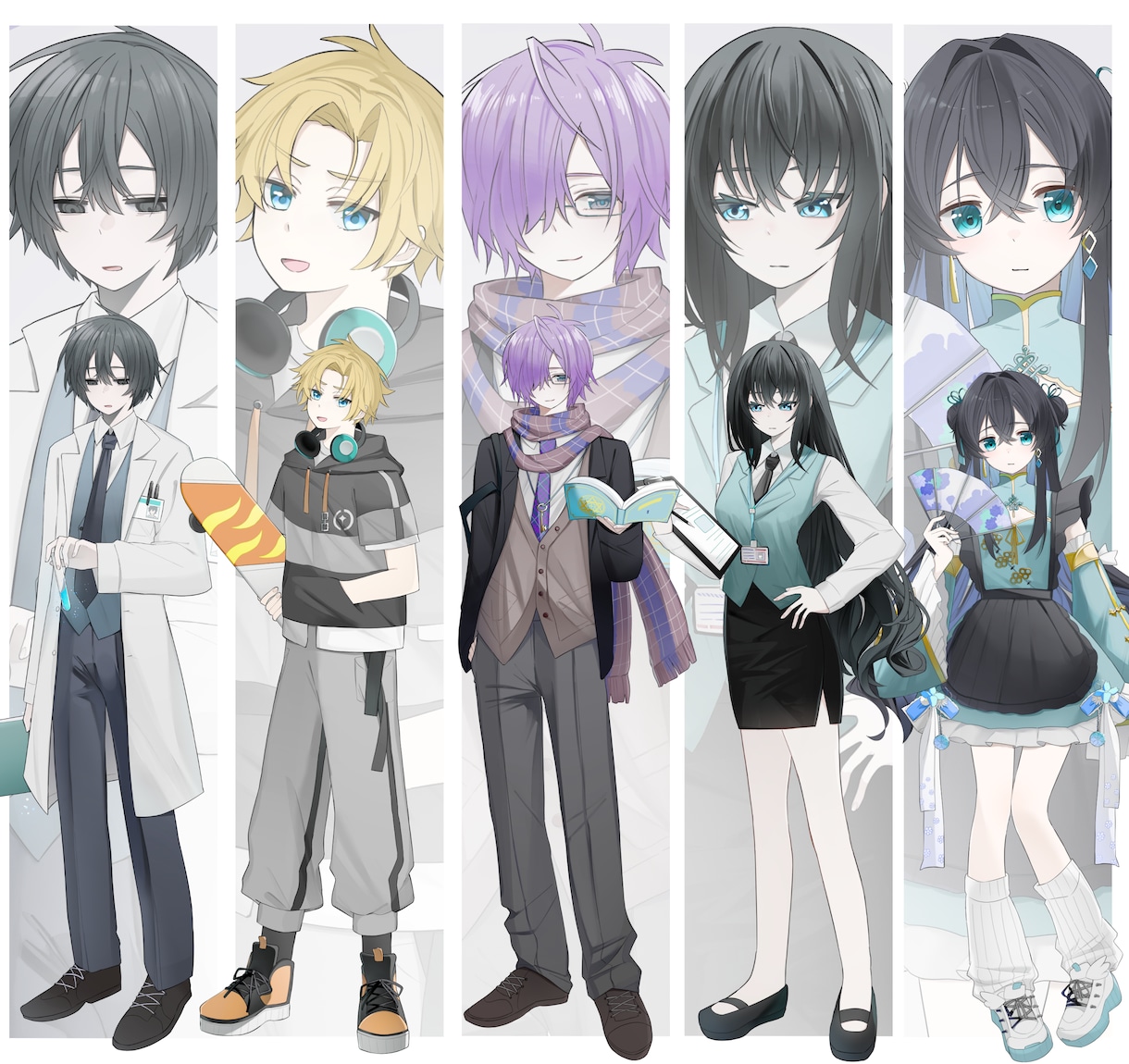 先着3名！【TRPG・IRIAM】の立ち絵描きます 透明感のある綺麗なイラスト！可愛いからクールな男女まで対応！ イメージ10