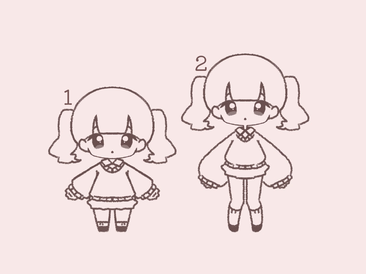 かわいいイラストを描きます かわいいデフォルメキャラクターを描きます!! イメージ2