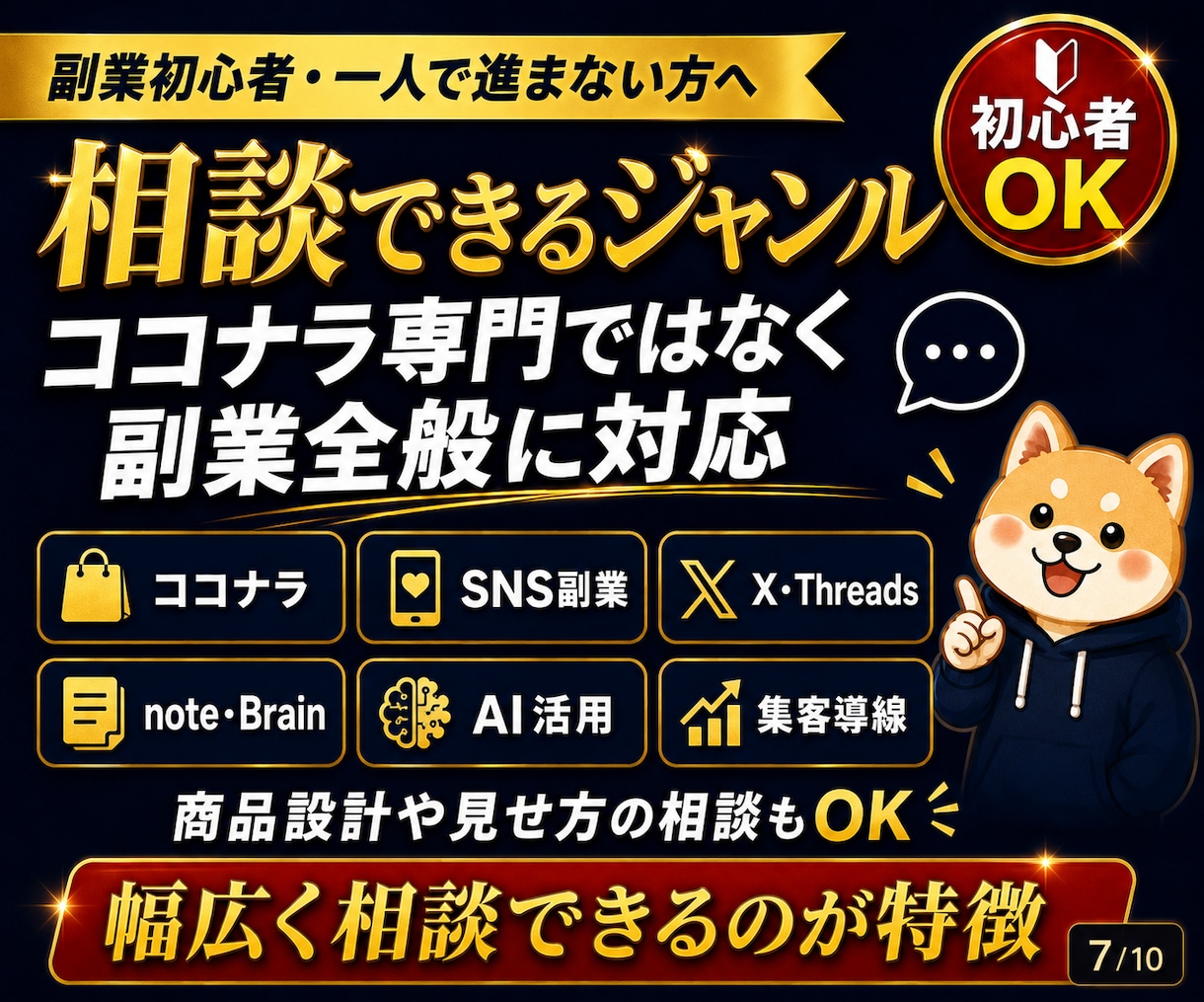 副業の悩みを30日間チャットで無制限相談対応します SNS副業・AI活用までなんでも相談できる30日伴走サポート イメージ7