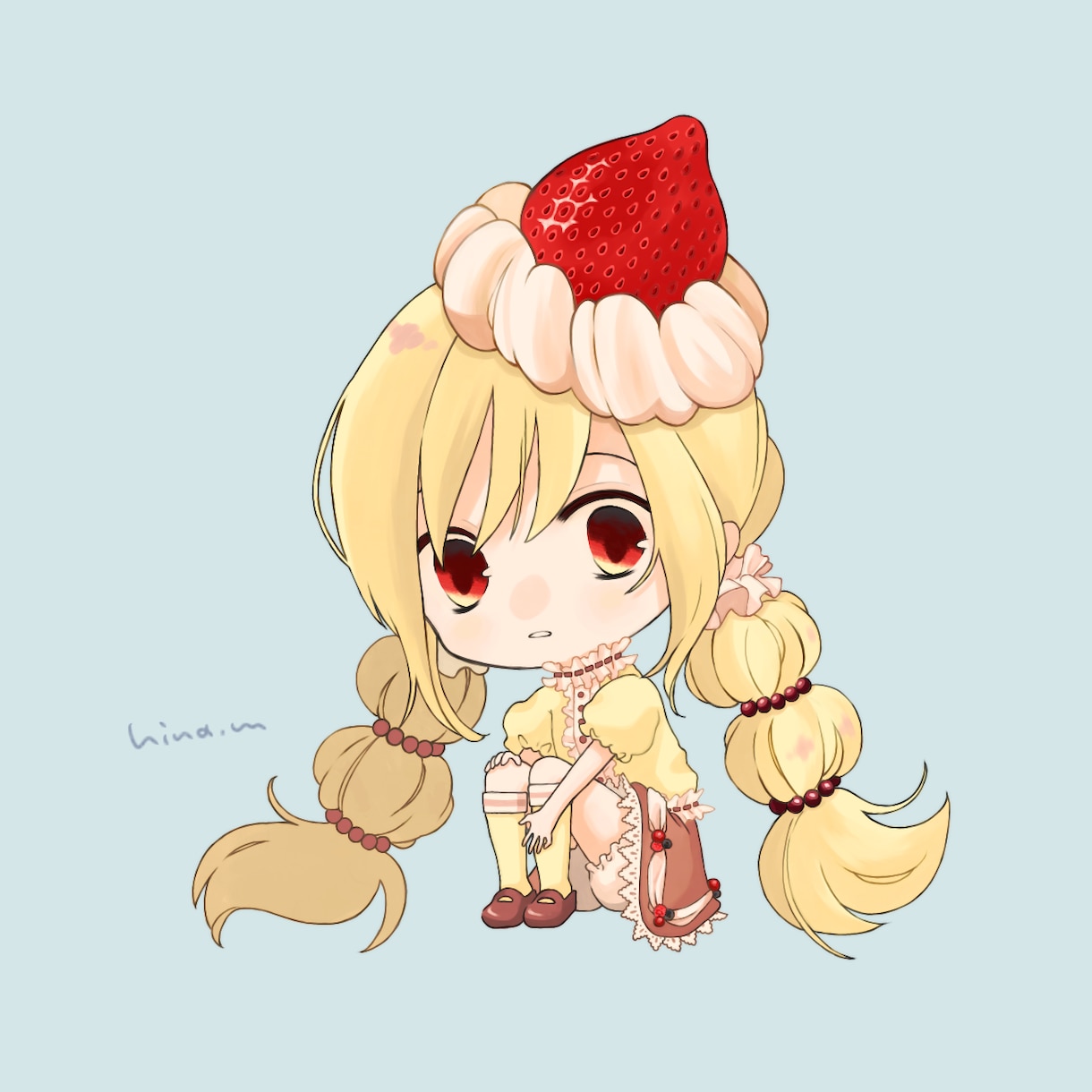 アイコンイラストお描きします 女の子、たべもののイラストが得意です！ イメージ3
