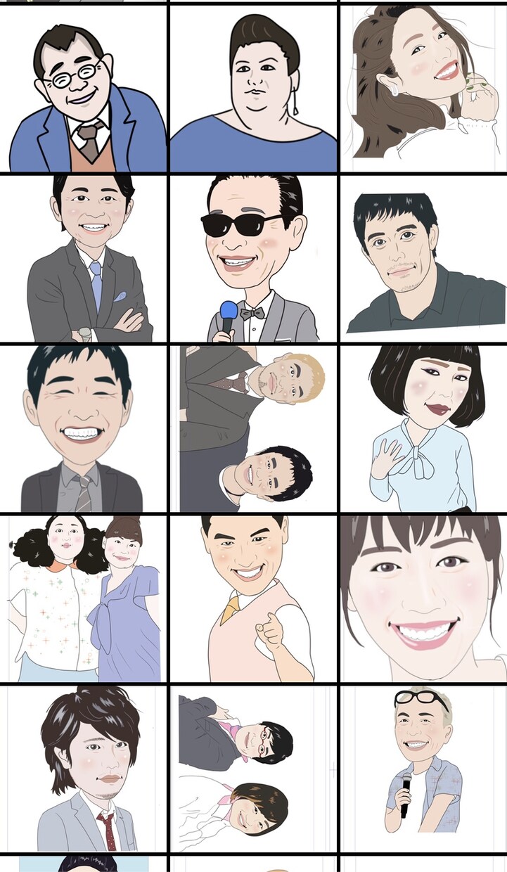 激安　名刺、アイコンのデータの似顔絵を作成します 名刺やプレゼントに最適！簡単なイラストも作成します。 イメージ10