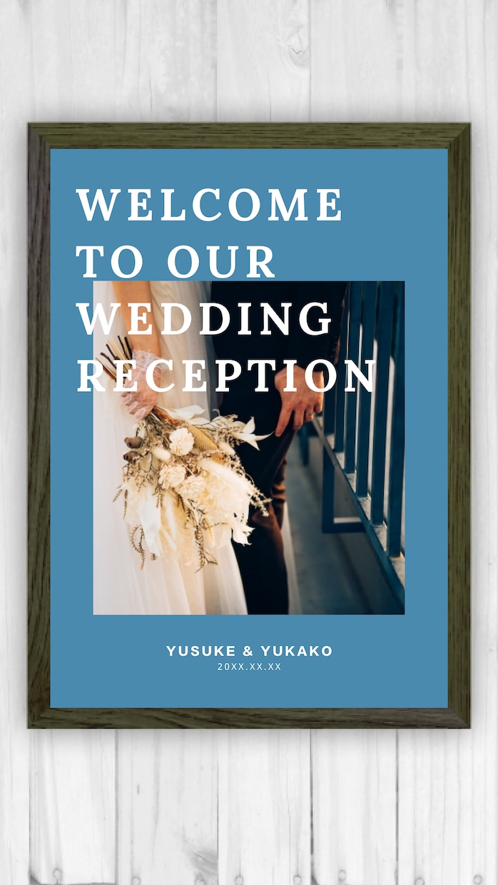 レトロなウェルカムボードを1週間で作ります 急ぎで結婚式のウェルカムボードが必要な方へ イメージ3