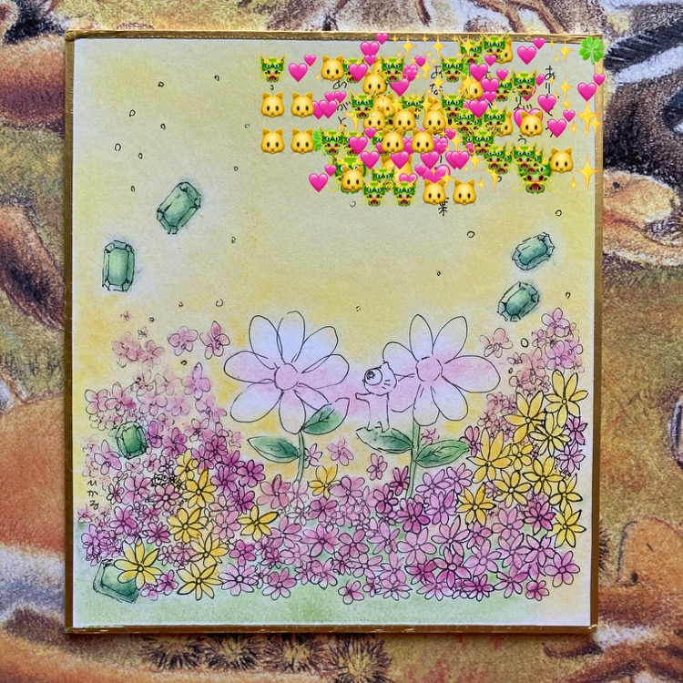 御依頼受付☆あなただけの色紙お作りします あなただけのイラスト色紙御依頼受付します イメージ5