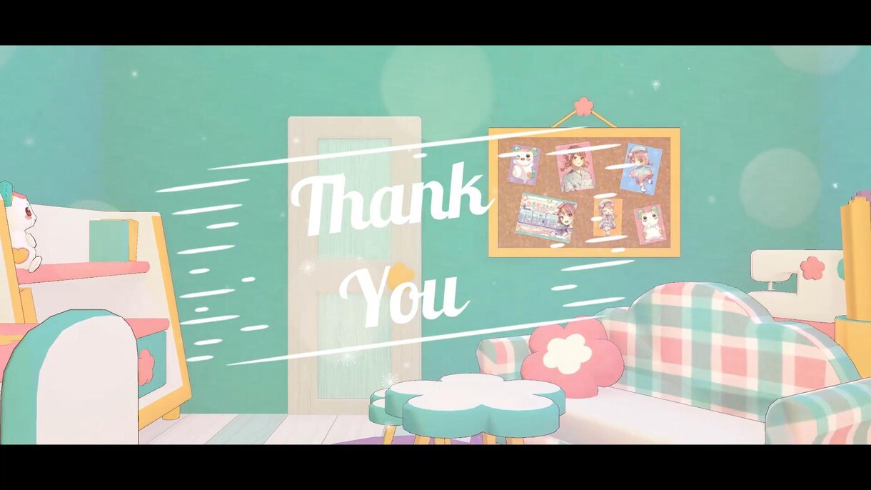 Vtuber様向けの配信部屋を3Dで制作します EDに使える映像付き！3Dで制作！時間差分対応可能！ イメージ5