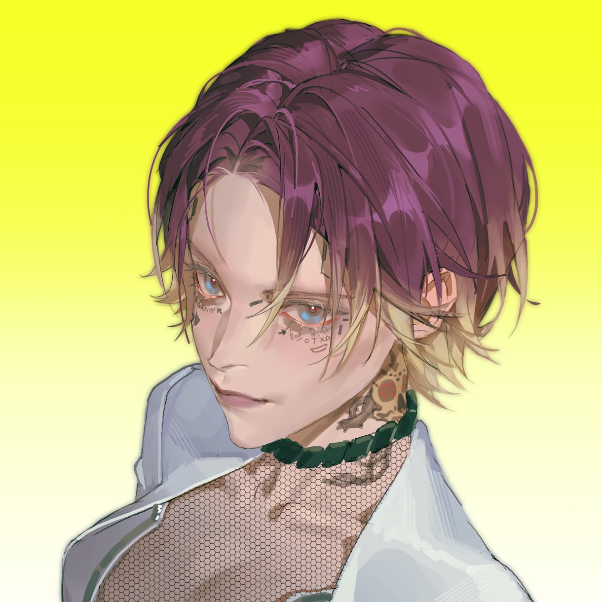 厚塗り・アイコンイラストお描きします リアル寄り、顏から鎖骨のアイコンイラスト イメージ2