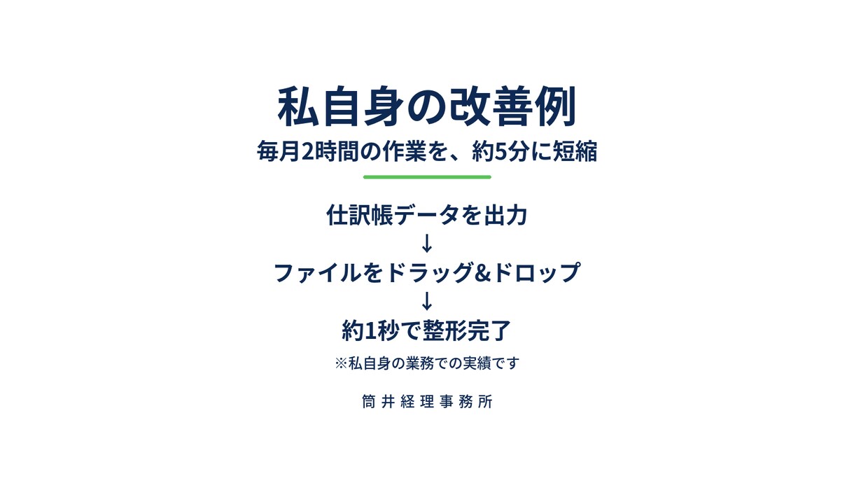 毎月のExcel・CSV加工をツール化します 集計・転記・変換を効率化。経理実務者が5,000円から制作 イメージ4