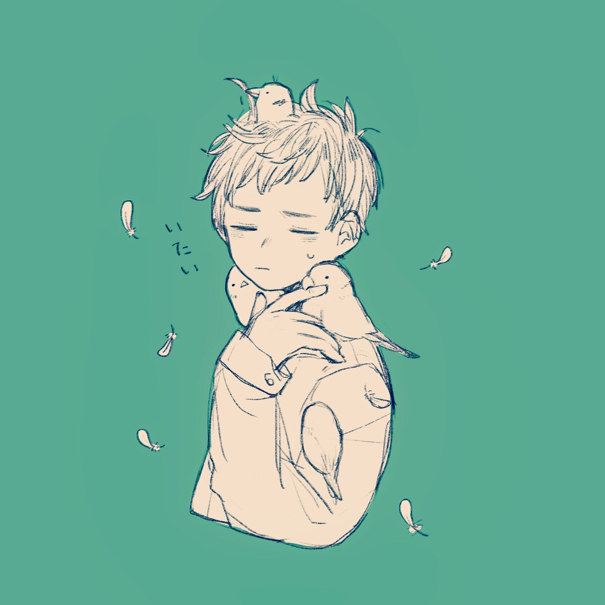柔らかな雰囲気のイラスト描きます あたたかみのあるイラスト描きます！ イメージ6