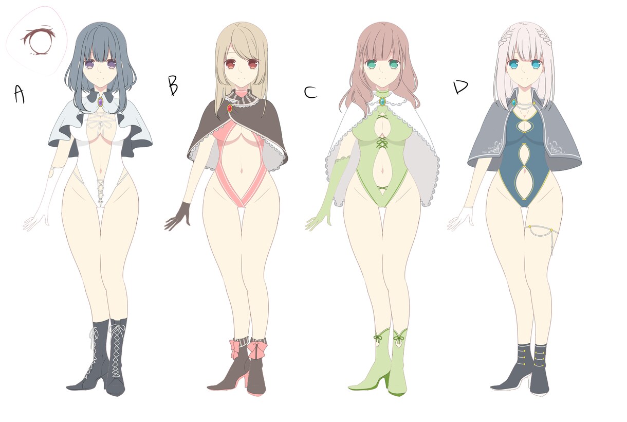 キャラクターデザインいたします 理想のキャラクター制作のお手伝い イメージ4