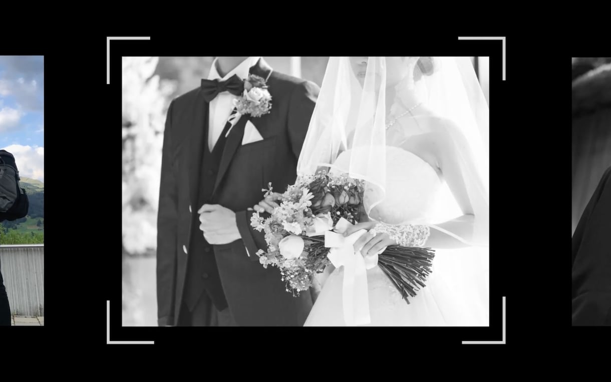 卒花制作！結婚式のオープニングムービー作ります ◆修正・写真変更など何度でも追加料金不要！◆ イメージ2