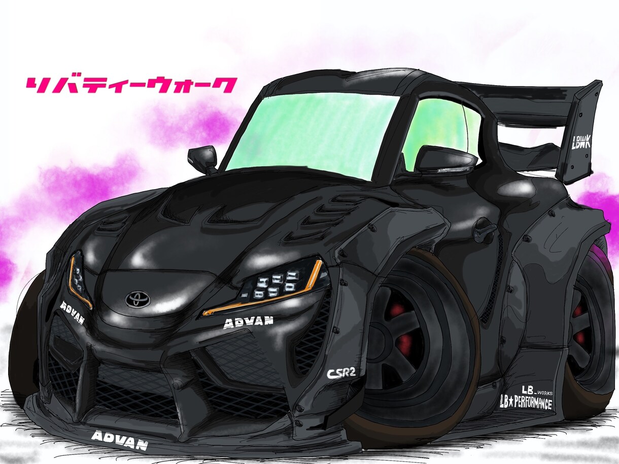 大切な愛車のイラスト描きます プレゼントにいかがでしょうか？ イメージ3