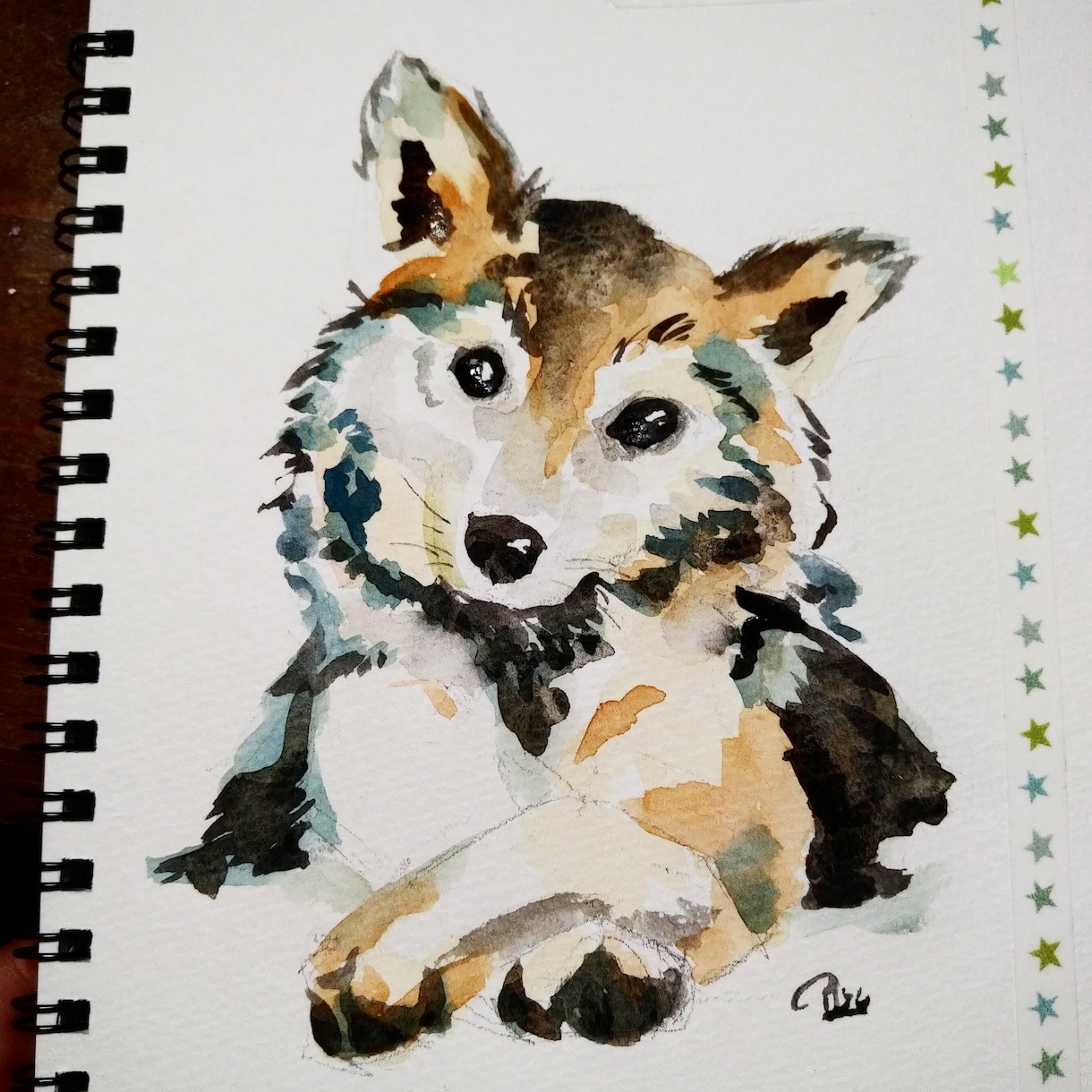 お好きな画材で可愛いペットの絵を描きます 淡い水彩・ポップなアクリル・重厚な油彩・繊細な色鉛筆 イメージ1
