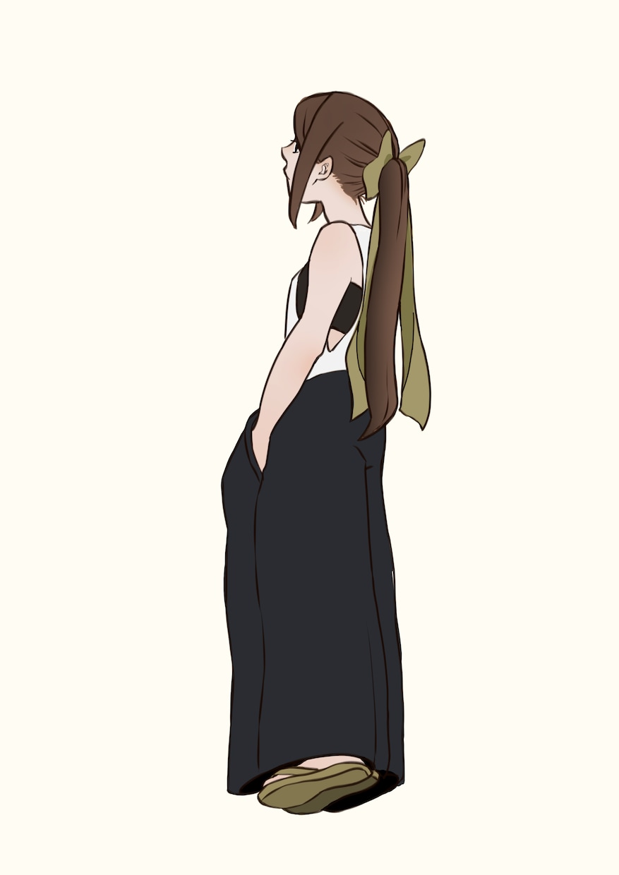 柔軟な構図のキャラクター線画イラスト制作いたします 人物が魅力的に映る構図にこだわった線画絵を提供致します。 イメージ3