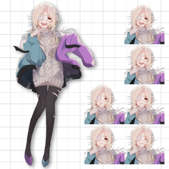 立ち絵作成します 厚塗りライクで周りとひと味違う立ち絵を作成します。 イメージ4