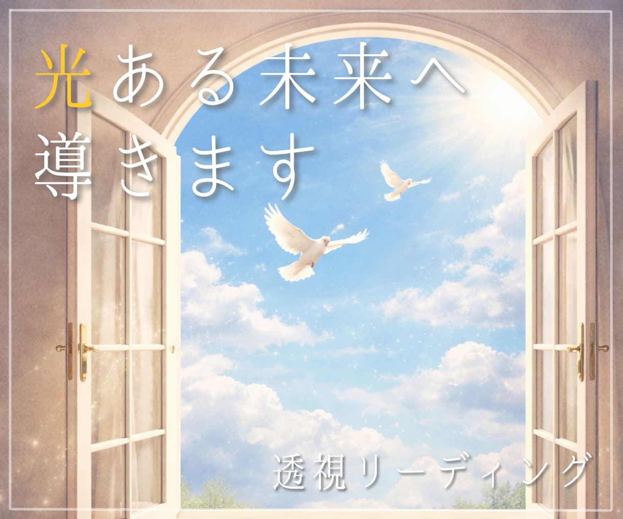 未来を照らすメッセージを届けます 迷いを晴らし、前に進むための【光のメッセージ】をあなたへ イメージ1