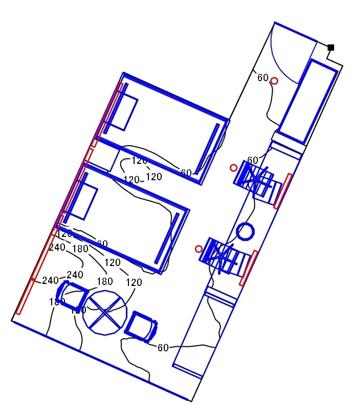 3D照明シミュレーションによる検討します 結果から必要台数や提案資料の作成まで行います イメージ2