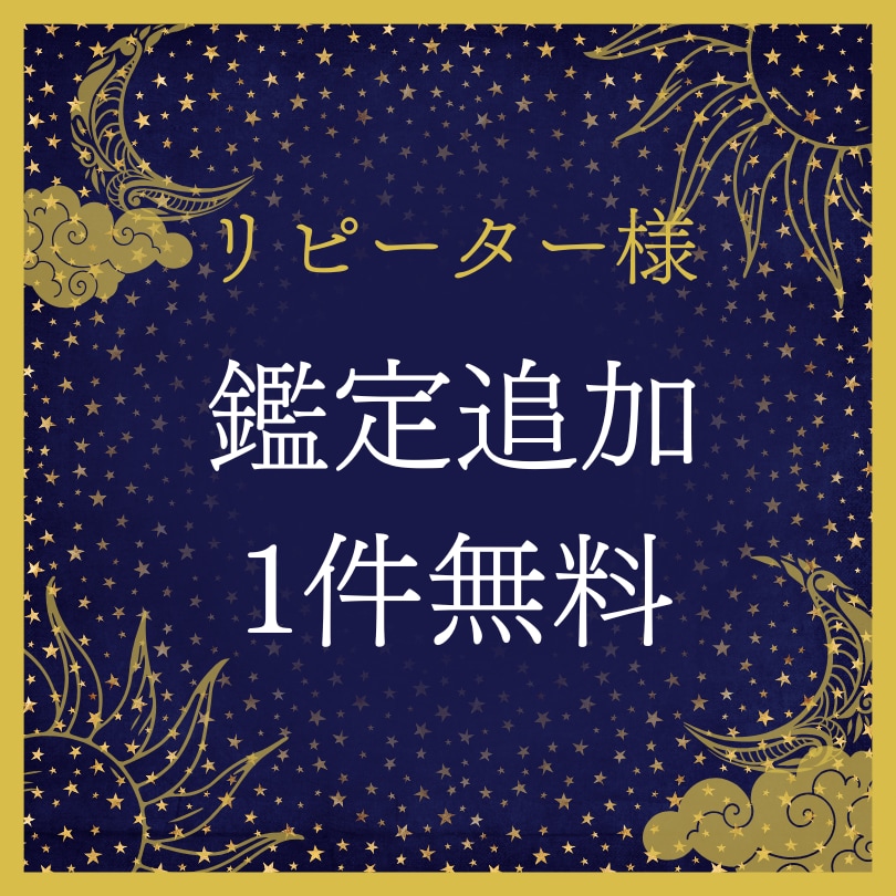 リピーター様限定！2件1500円で鑑定します 通常1件1500円のところ、追加鑑定を無料にしてます⟡ イメージ1