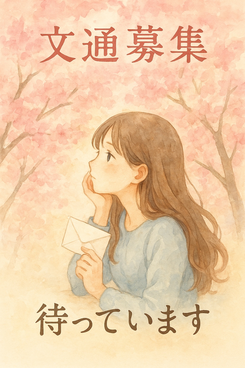 文通しませんか？立候補します 文通ってご存知ですか？若い人には聞き馴染みないでしょうね イメージ1
