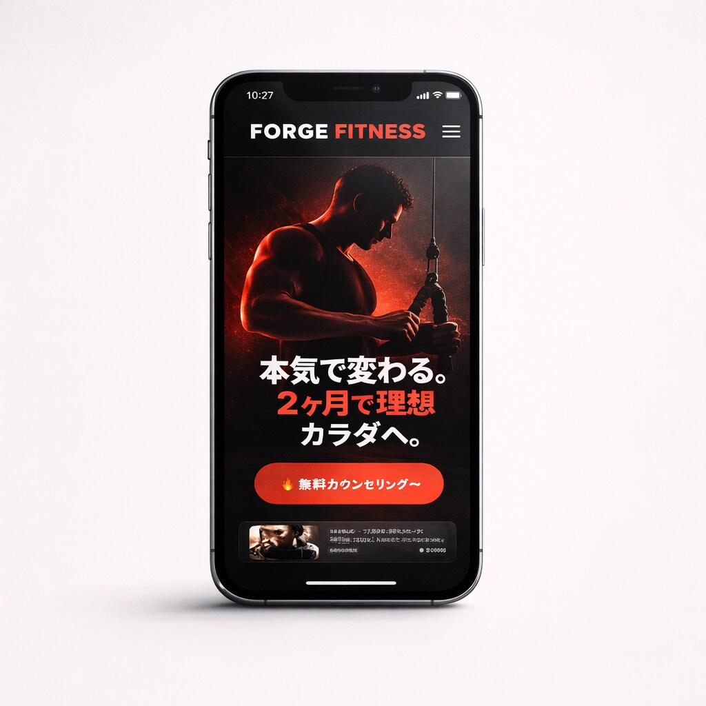 パーソナルジム専門！ホームページを制作します ジム業界特化｜スマホ最適化｜最短3日納品｜修正2回無料 イメージ3