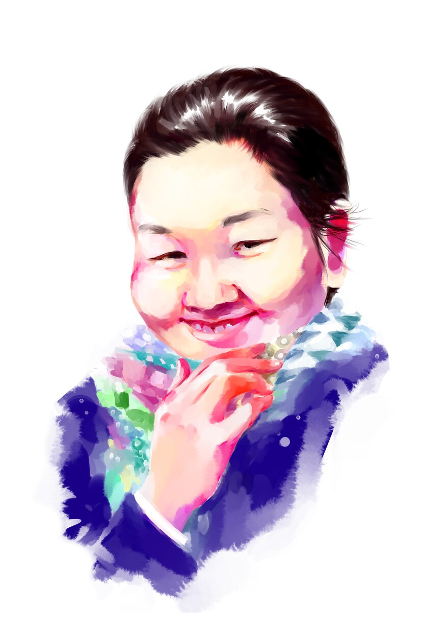 水彩画風デジタル似顔絵描きます 特徴を捉えた似顔絵を水彩画風に作成します。 イメージ3