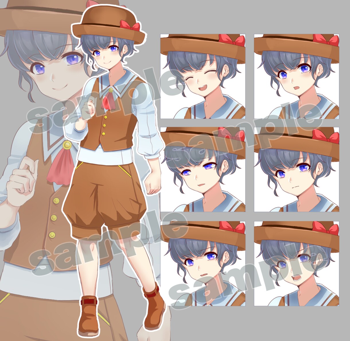 配信やTRPGで使用できる立ち絵描きます TRPG、Vtuber、Vライバー向け！ イメージ1