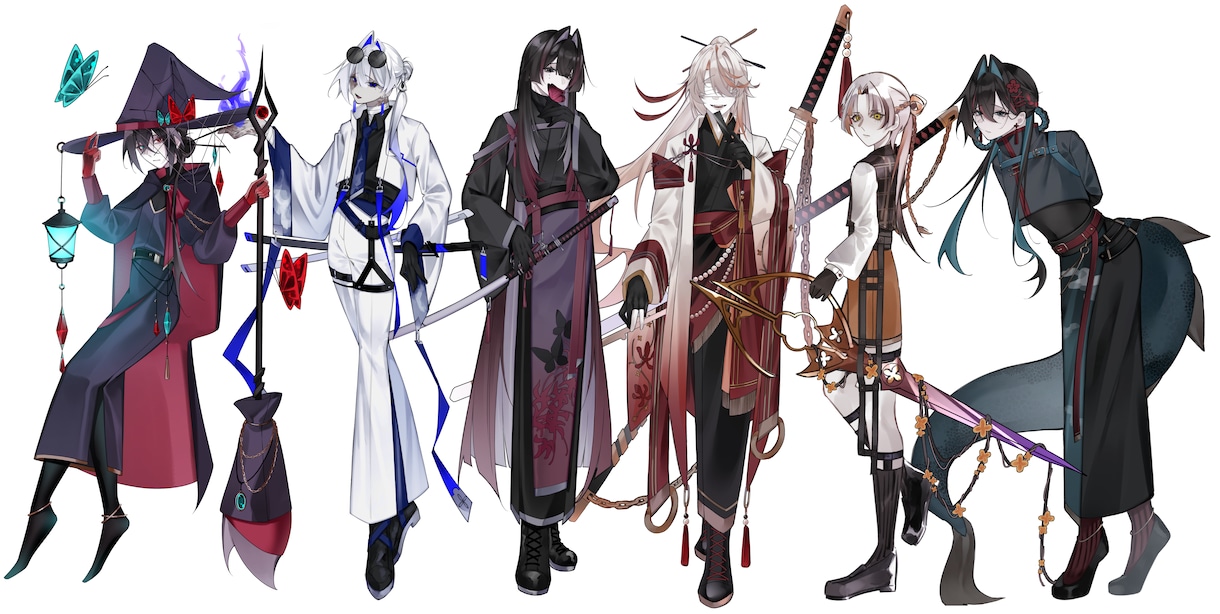 TRPG•ゲームの立ち絵制作いたします TRPG•ゲーム•動画に使える立ち絵イラストを制作いたします イメージ4