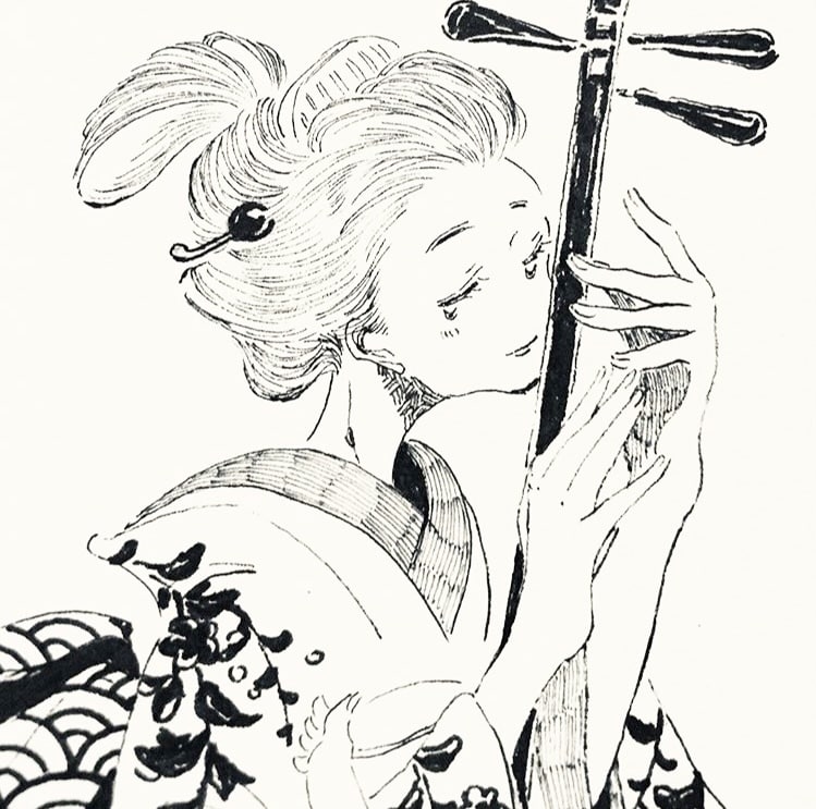 アナログイラスト描きます アナログ線画イラスト・水彩イラストを承ります イメージ3