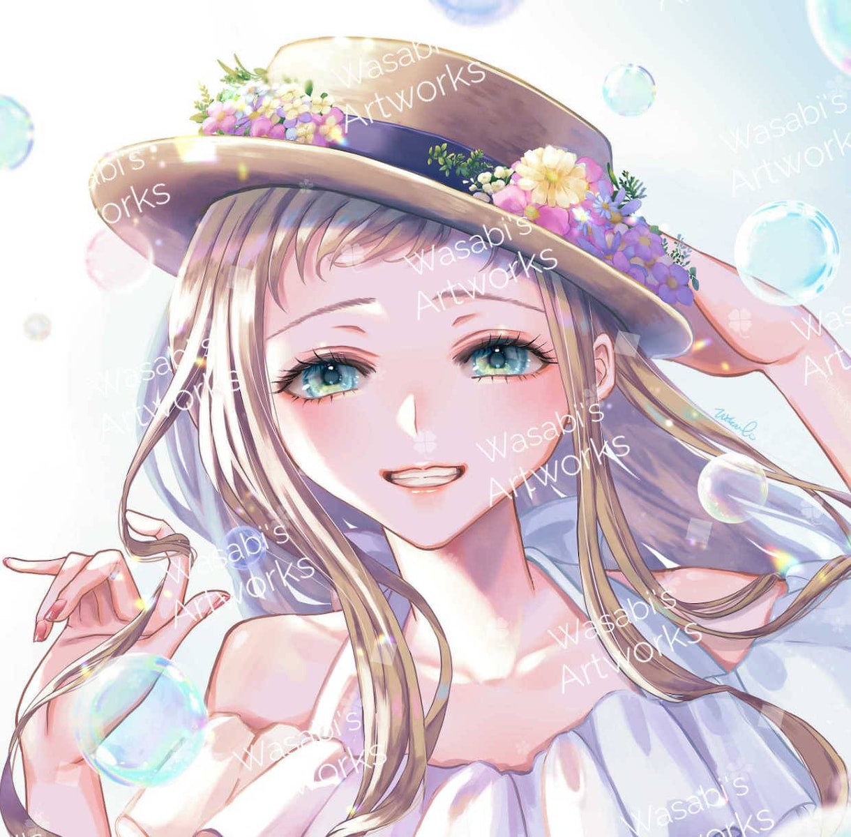 光と厚塗りで印象に残る一枚絵を描きます 透明感のある塗りで男女とも魅力的に描きます イメージ1