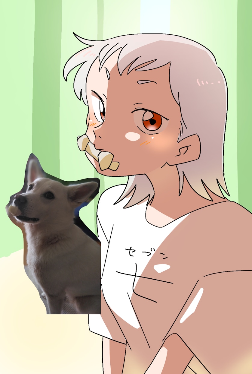 あなたのかわいいペット、擬人化イラストにします 動物を擬人化してイラストにします！ イメージ1