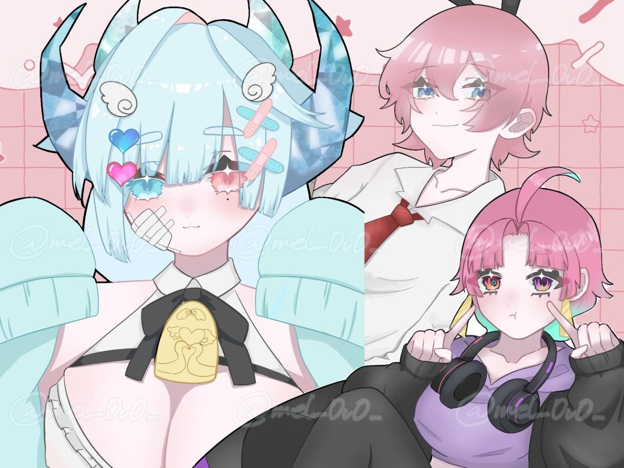 ご希望にそってオーダーメイドでイラスト描きます 個性抜群のイラストをお手頃価格で！ イメージ2