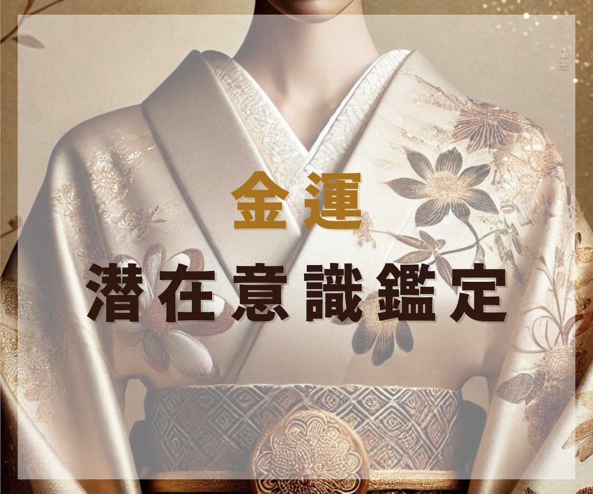 5月末終了★潜在意識から金運と流れを読み解きます 潜在意識の金運を読み解く お金の現在地と6ヶ月の流れ イメージ1