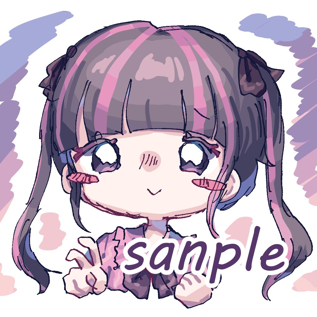 可愛くてふわふわした女の子のアイコンをお届けします 個性的な絵柄のかわいい女の子のアイコンを素早く描きます～！ イメージ6