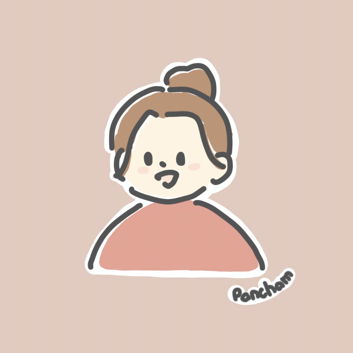 何にでも使いやすい！ゆるい人物イラスト描きます ちょっと欲しい時に使いやすい、淡い色味のイラストが欲しい方へ イメージ1