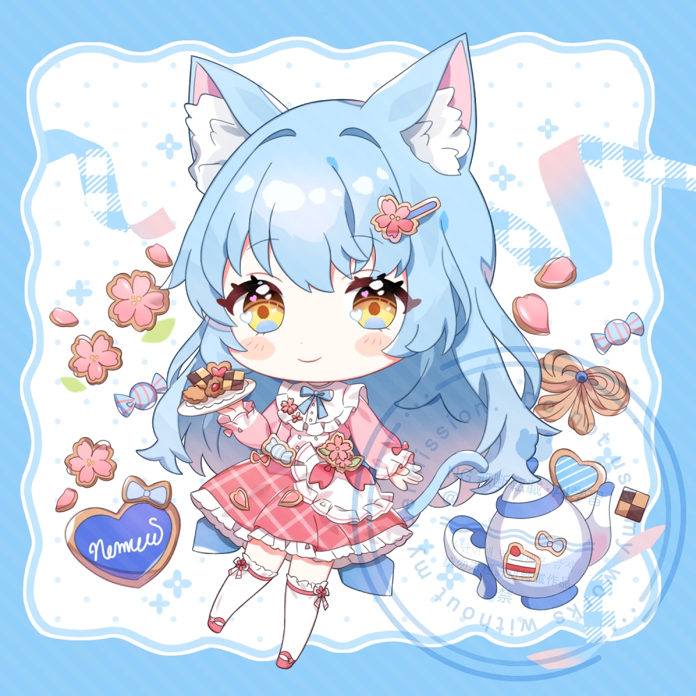 SDキャラ・デフォルメイラスト〜アイコン制作します 透明感あふれる存在感抜群の可愛いSDキャラです! イメージ3