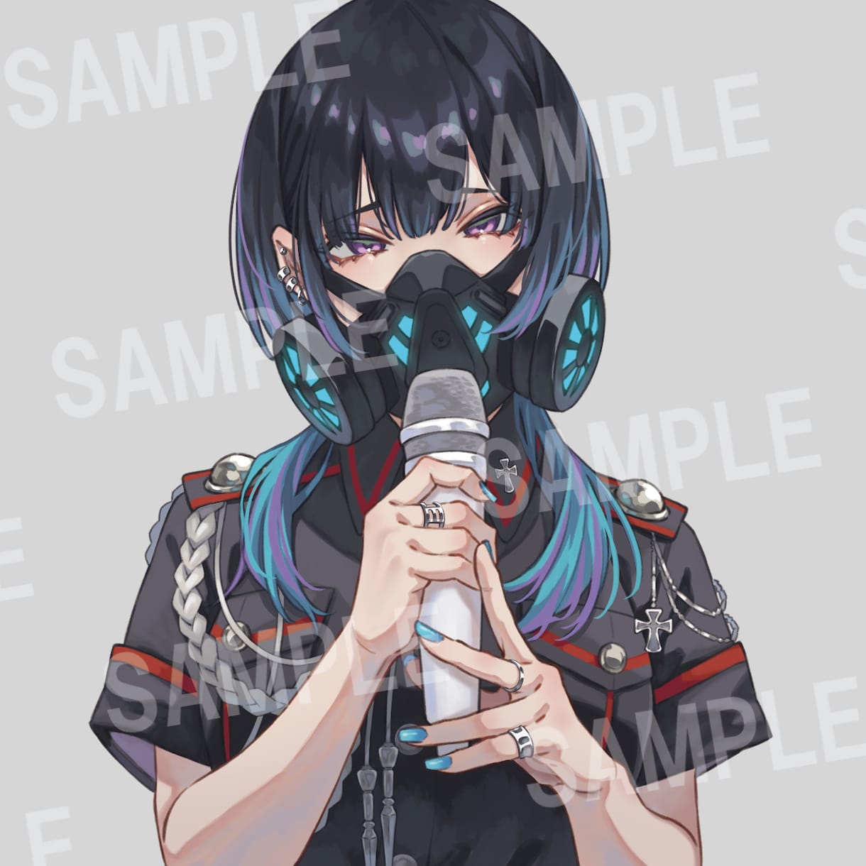 SNS用アイコン&ヘッダー絵を描きます カッコいいあなただけのイラストをお届けします イメージ4