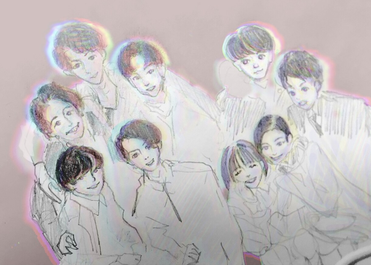 ニューレトロなイラスト似顔絵を描きます かわいくてナウでエモなプロフィール画を演出しませんか？ イメージ3