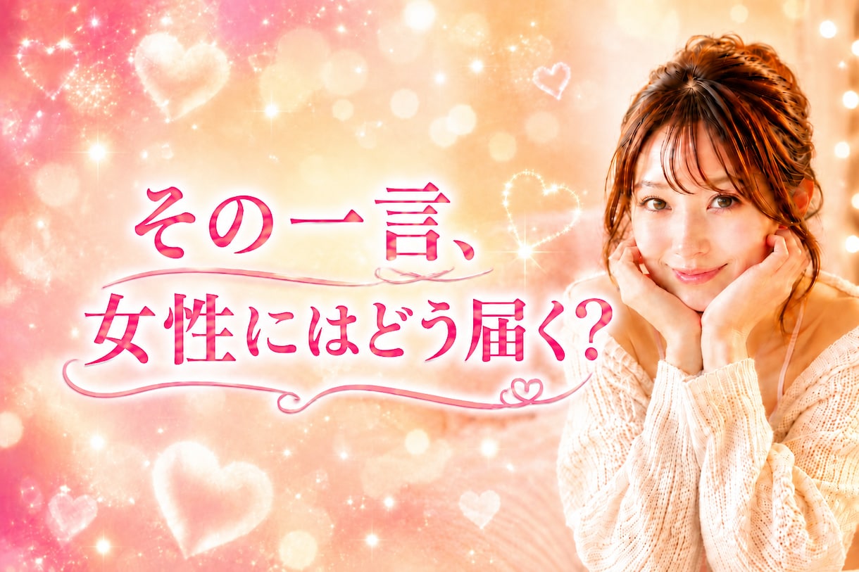 女心って難しい！心葉がやさしく具体的に教えます 恋の不安を楽しいの一歩に変えます♡ イメージ1