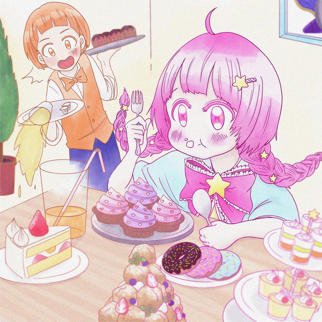 水彩風のオリジナルイラスト作製します ヘッダー、待ち受けにも！優しい色合いが飽きずに使える！ イメージ6