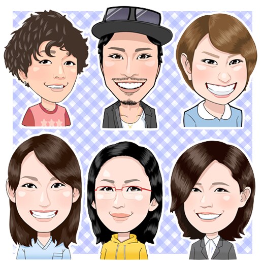 清潔感のある好印象な似顔絵制作いたします ご満足いただけない場合キャンセル無料！ イメージ8
