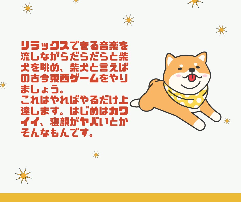 自分を褒め慣れるまで柴犬が全身全霊で褒められます ほめよ、たたえよ、柴犬を！褒めトレーナー「ほめシバ」 イメージ6