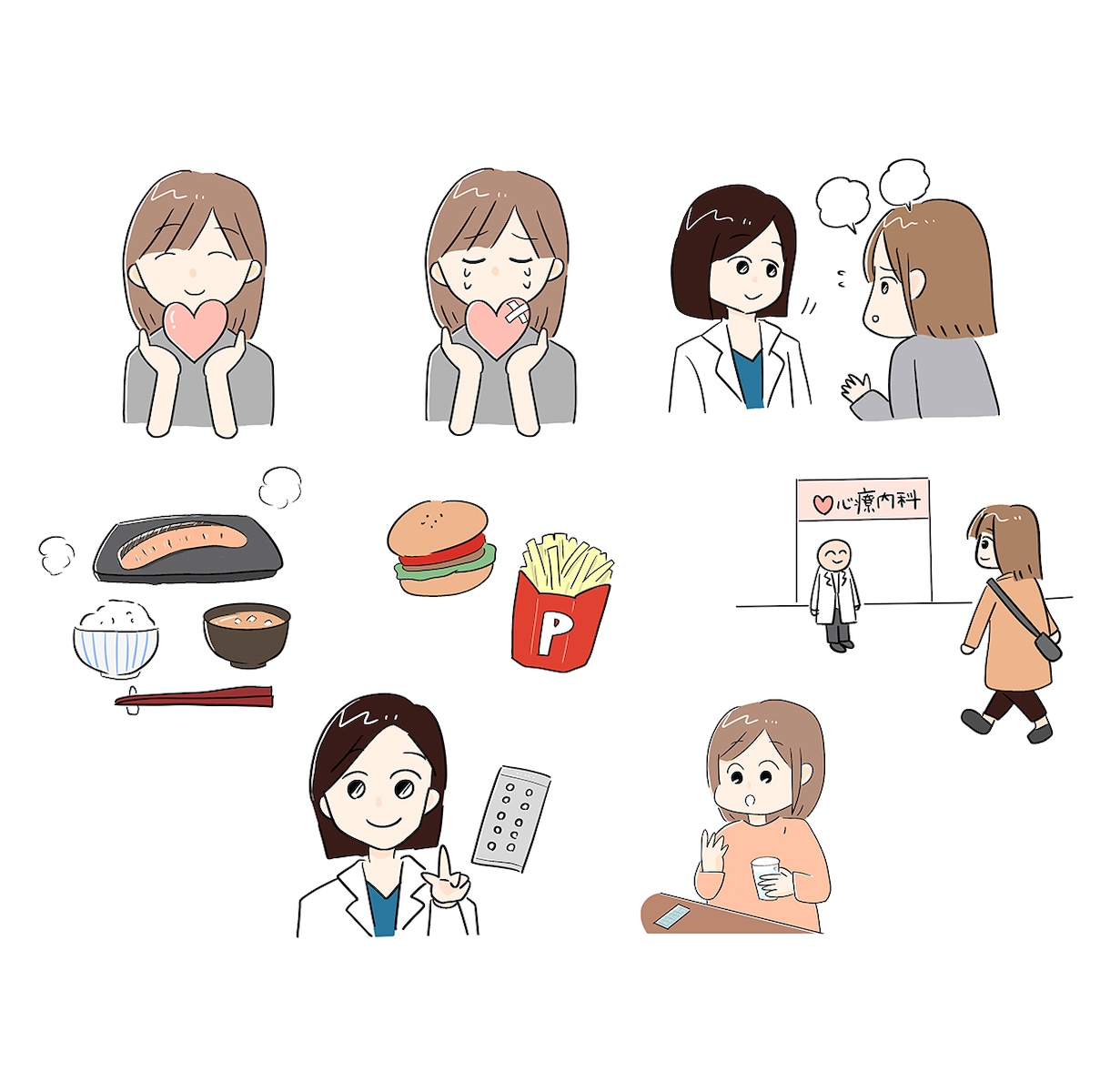 分かりやすく伝わる、可愛いイラストを描きます 商用可能！ポップで可愛いイラストで、伝えるお手伝いをします イメージ5