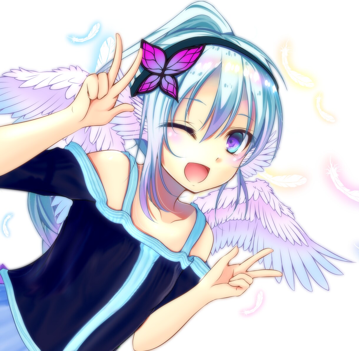 女の子キャラのイラスト全般のお絵かきをします SNSのアイコンやヘッダー、立ち絵や表紙用の一枚絵 イメージ2