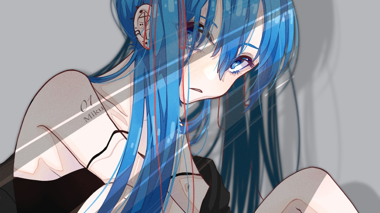 かっこよくてかわいい、男性、女性イラストお描きます 歌ってみた、アイコン、一枚絵、配信など幅広く！ イメージ6